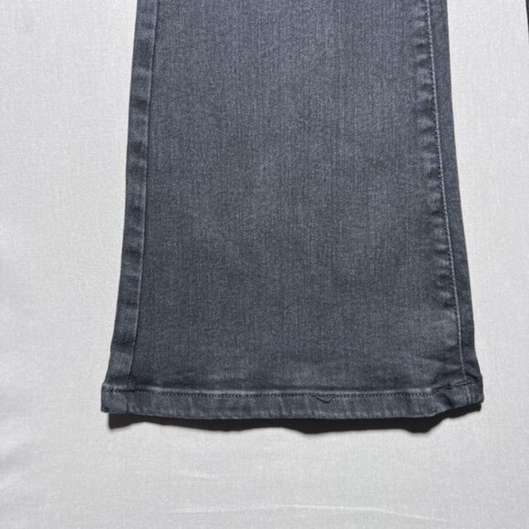 We The Free Jayde Jeans Womens 25 Gray High Rise Retro Flare Waist Double Button - Picture 4 of 15